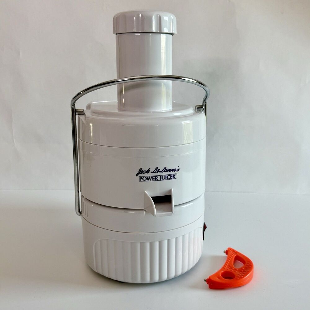 JACK LALANNE'S Power Juicer White Model CL-003AP Power 120V (Pre-owned - No Box)